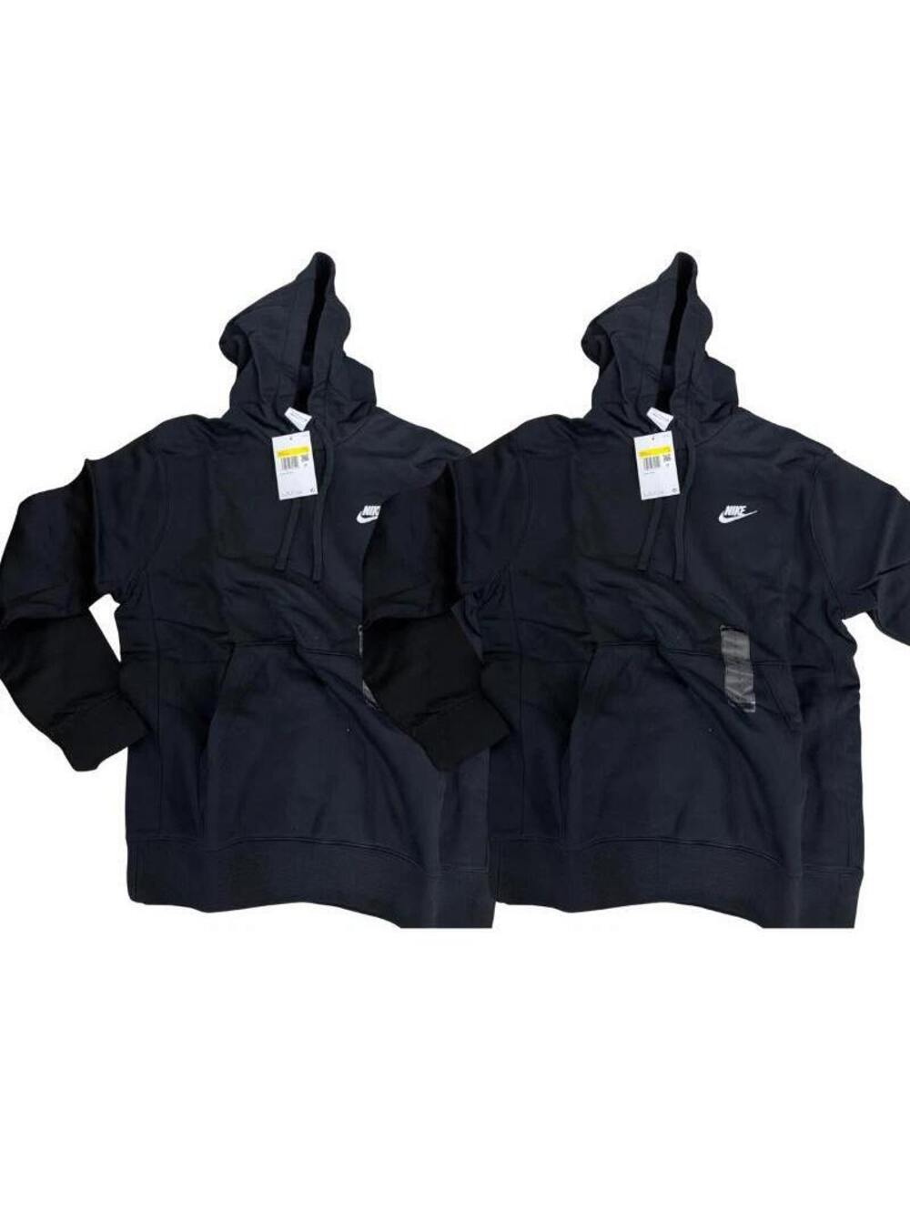 Jordan Jumpman Fleece Hoodie Mens Small Black Pullover BV2654-010 2 Pack New